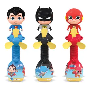 Kẹo Cây Quạt & Con Dấu Anh Hùng DC, Justice League Fan & Stamp with Candies (10g) - RELKON